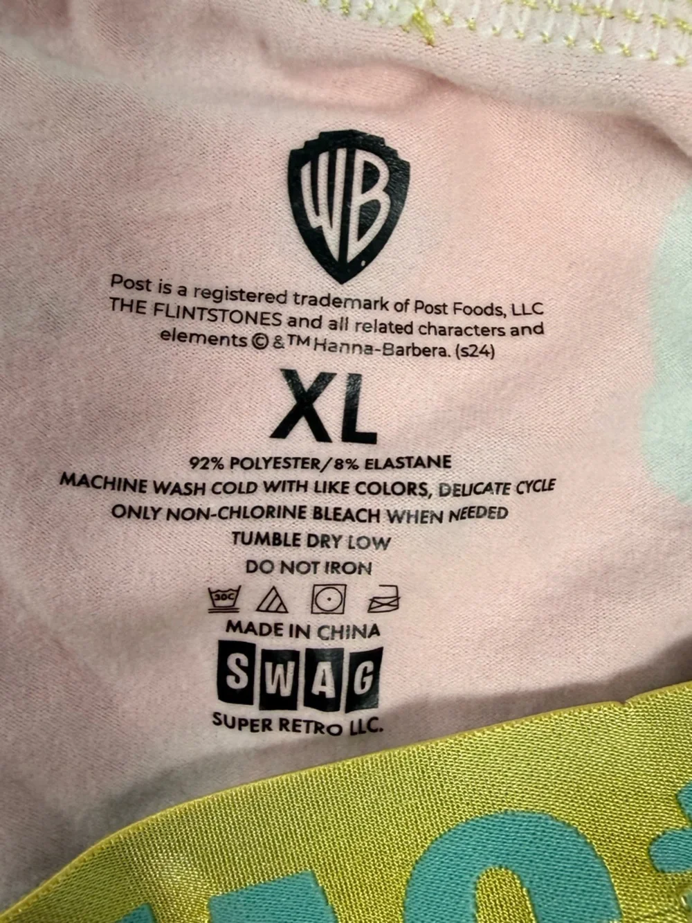 NWOT Swag Fruity Pebbles Boxer Briefs Mens XL Fun Underwear Flintstones No Box
